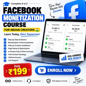 Facebook & Youtube Monetization A to Z Video Course